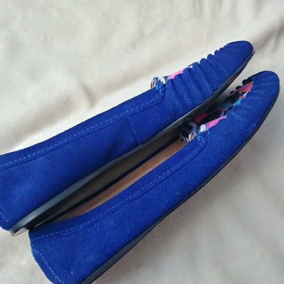 Betsey Johnson flats loafers blue Size 7 - Picture 6 of 7